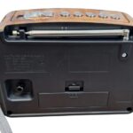 Επαναφορτιζόμενο ραδιόφωνο Retro με Bluetooth - PR-1002BT - 241434 - Brown