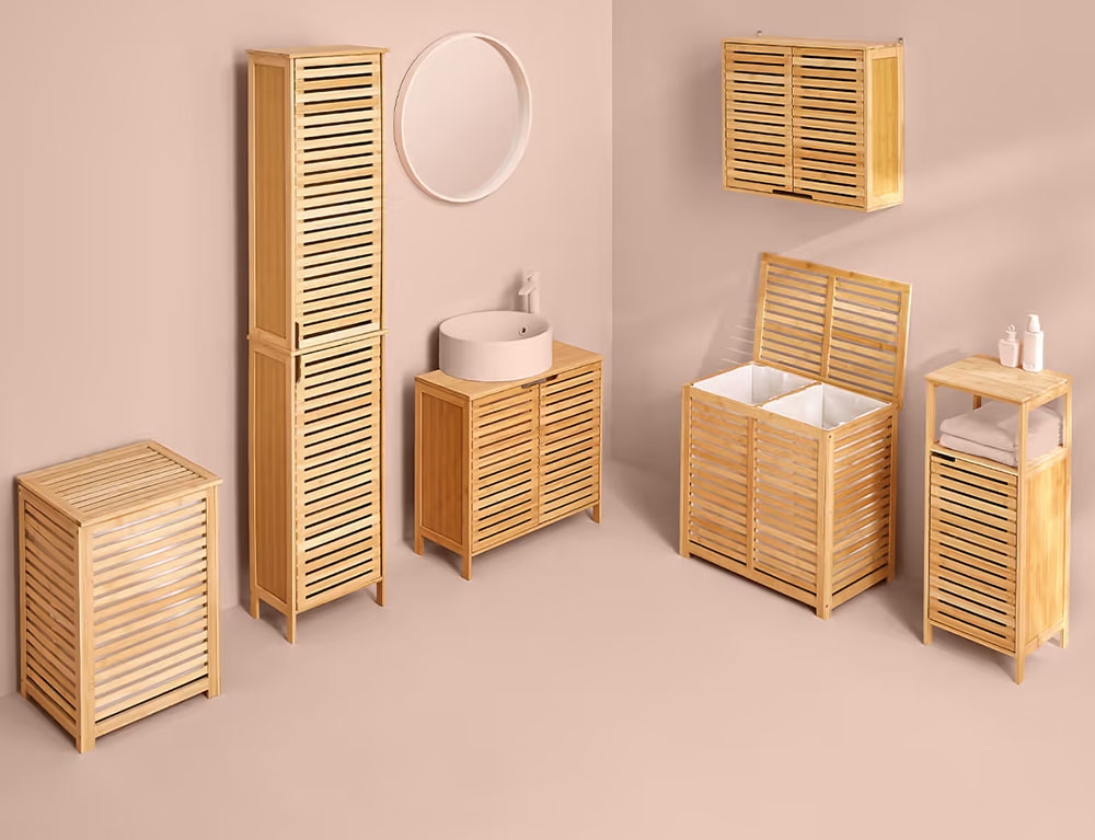 Έπιπλα Μπάνιου Column Sicela Bamboo Five 160814