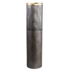 Φαναράκια Ptmd Hurricane Lamp Merdo Pillar Black 100 Cm