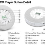 Φορητό επαναφορτιζόμενο CD Player - CDP-3031 - 718105 - White