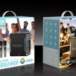 Φορητό ηχείο Bluetooth με 2 μικρόφωνα Karaoke - PR-1016 - 241373