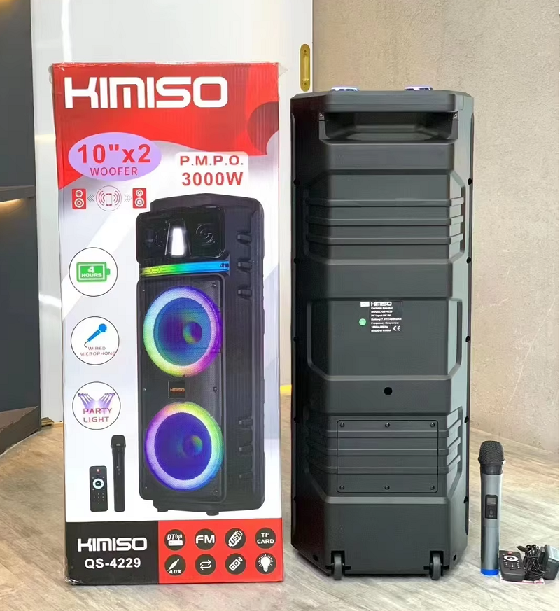 Φορητό ηχείο subwoofer με μικρόφωνο Karaoke - QS-4229 - 813140