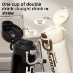 Φορητό παγούρι-θερμός - 600ml - 696420 - Black