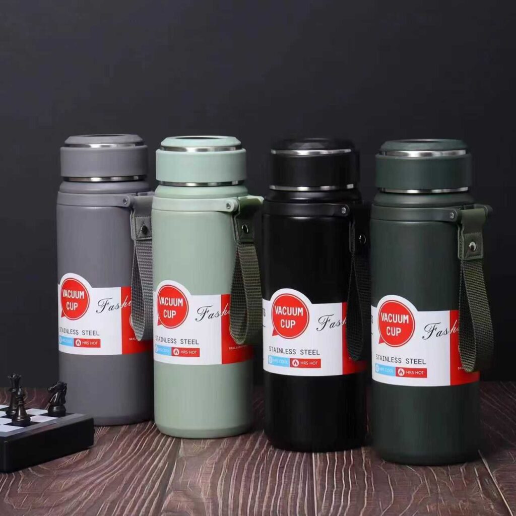 Φορητό παγούρι-θερμός - 800ml - 168442 - Black