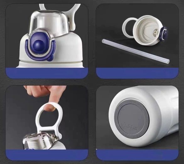 Φορητό παγούρι-θερμός - L8697 - 600ml - 541121 - White