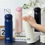 Φορητό παγούρι-θερμός με καλαμάκι - YCBW634 - 500ml - 696345 - Black