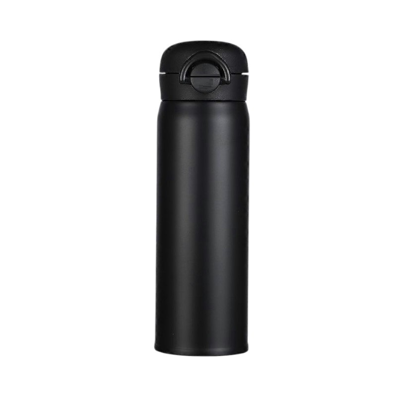 Φορητό παγούρι-θερμός με καλαμάκι - YCBW634 - 500ml - 696345 - Black