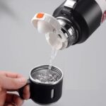 Φορητό παγούρι-θερμός με κούπα - 600ml - 312598 - Green