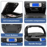 Φορητό ραδιόφωνο Κασετόφωνο & CD Player - X3B - 718136