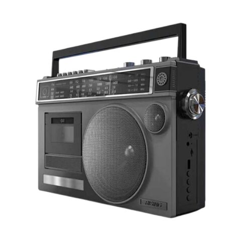 Φορητό ραδιόφωνο & κασετόφωνο με Bluetooth - GLB910 - 718211 - Black