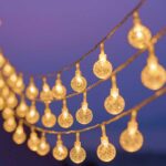 Ηλιακή γιρλάντα φωτισμού LED - Φυσαλίδα - 5m+1m - 20D - 152882 - Warm White