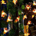 Ηλιακή γιρλάντα φωτισμού LED - Μέλισσα - 5m+1m - 20D - 152806 - Warm White