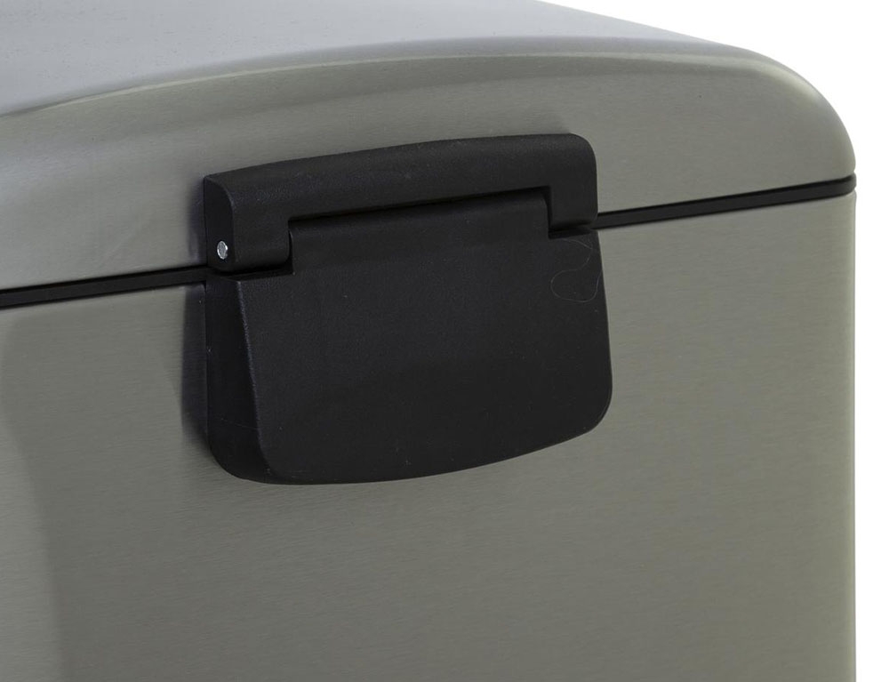 Κάδοι Απορριμάτων 30L Metal Dustbin Ariane Steel Five 133683A