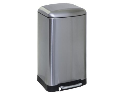 Κάδοι Απορριμάτων 30L Metal Dustbin Ariane Steel Five 133683A