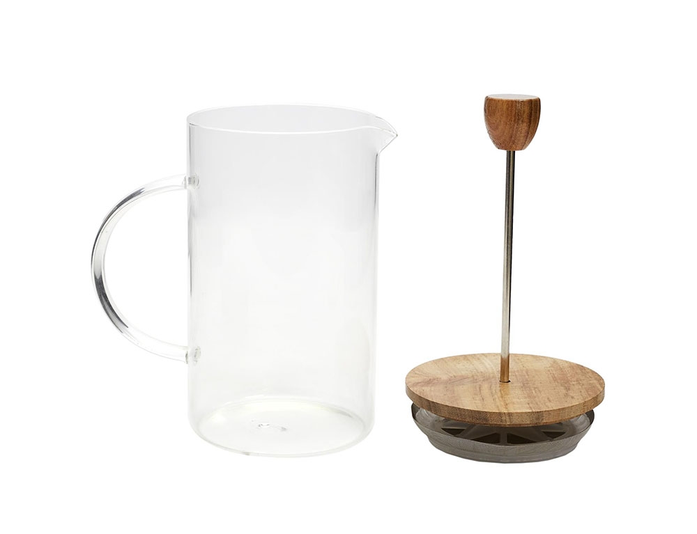 Καφετιέρες Φιλτρου Χειρός Cafetiere A Piston Verre Acacia 85Cl M8 Ka0093