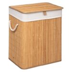 Καλάθια Για Άπλυτα Rect Bamboo Laundry Basket Five 60L 161045A