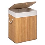 Καλάθια Για Άπλυτα Rect Bamboo Laundry Basket Five 60L 161045A
