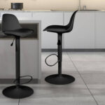 Καρέκλες & Πολυθρόνες Isak Black Bar Stool Hd6215