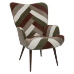 Καρέκλες & Πολυθρόνες Patchwork Living Room Armchair Scott Hd0549