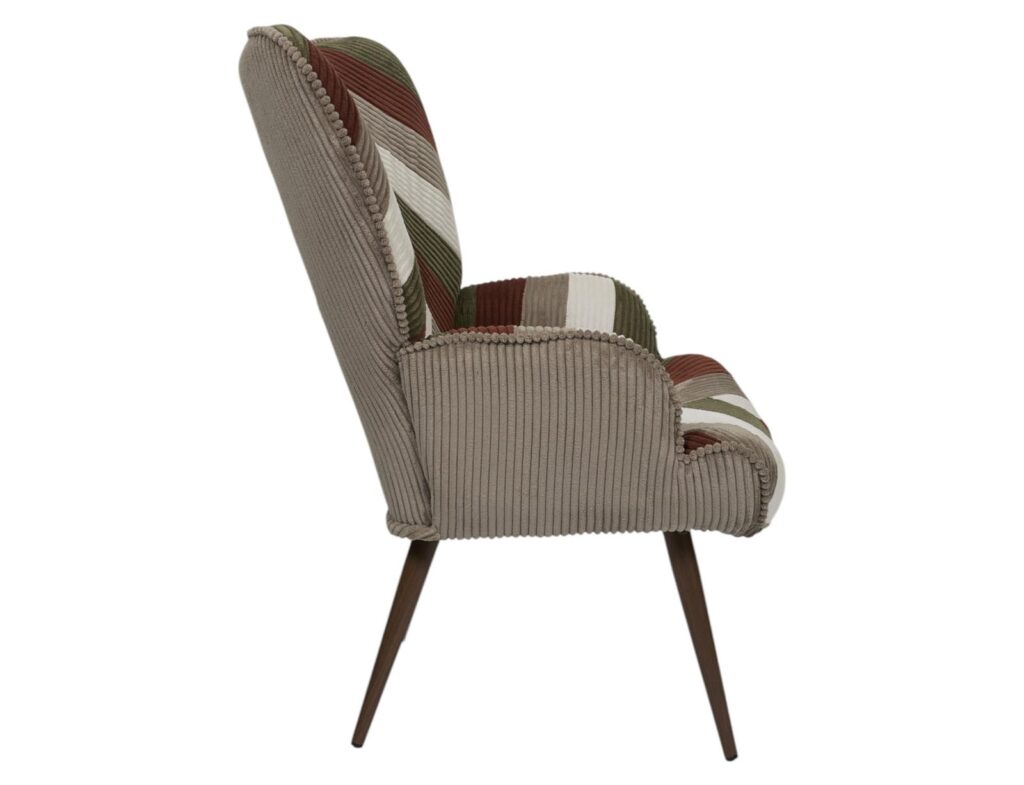 Καρέκλες & Πολυθρόνες Patchwork Living Room Armchair Scott Hd0549