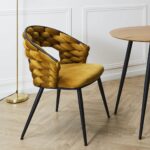Καρέκλες & Πολυθρόνες Sawyer Chair Mustard Yellow A1 Hd0358