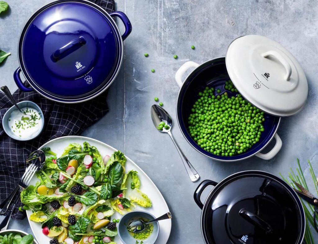 Κατσαρόλες Bk, Dutch Dutch Oven With Lid 24Cm Blue, Enameled