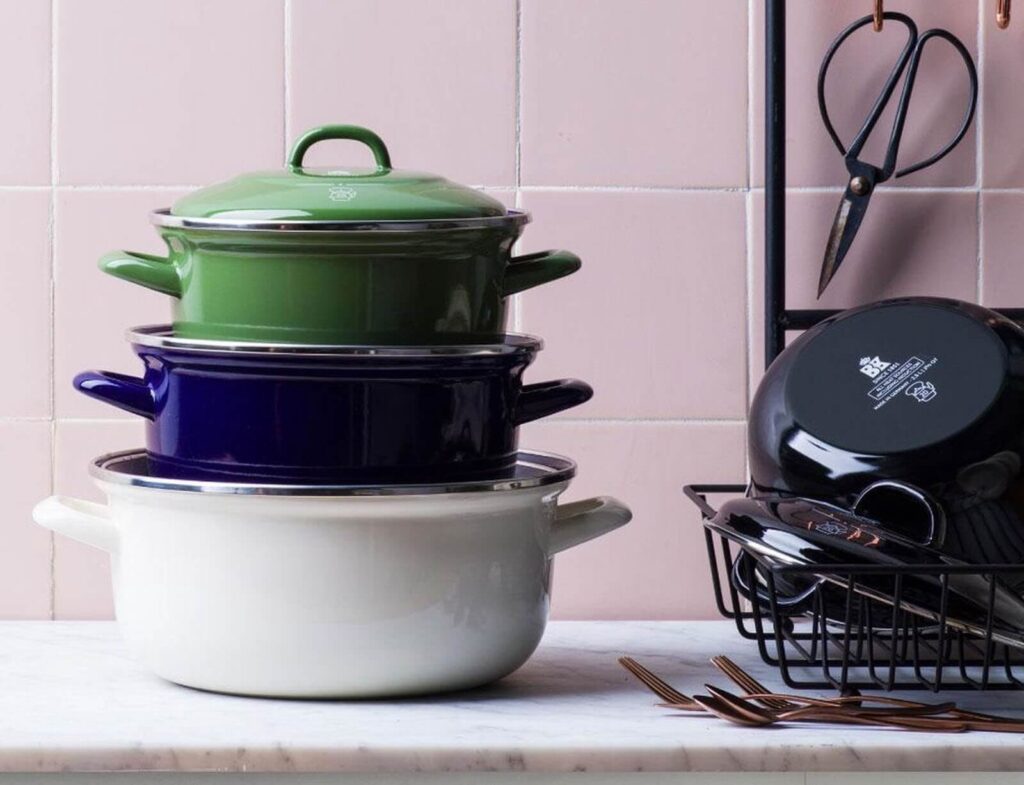Κατσαρόλες Bk, Dutch Dutch Oven With Lid 24Cm Blue, Enameled