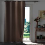 Κουρτίνα Blackout Occult Douceur D'intérieur - 135X280Cm - Καφέ