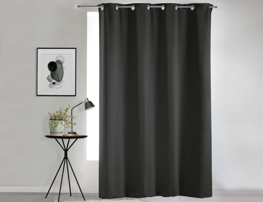 Κουρτίνα Blackout Occult Douceur D'intérieur - 135X280Cm - Μαύρο