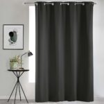 Κουρτίνα Blackout Occult Douceur D'intérieur - 135X280Cm - Μαύρο