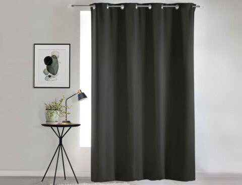 Κουρτίνα Blackout Occult Douceur D'intérieur - 135X280Cm - Μαύρο