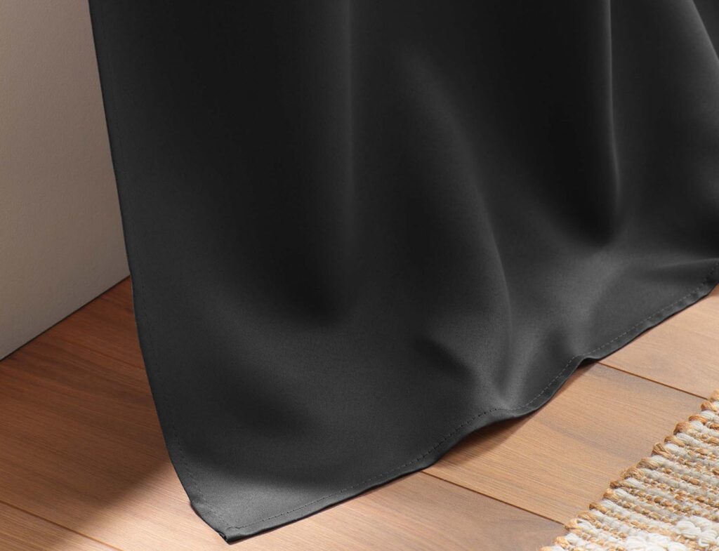 Κουρτίνα Blackout Occult Douceur D'intérieur - 135X280Cm - Μαύρο