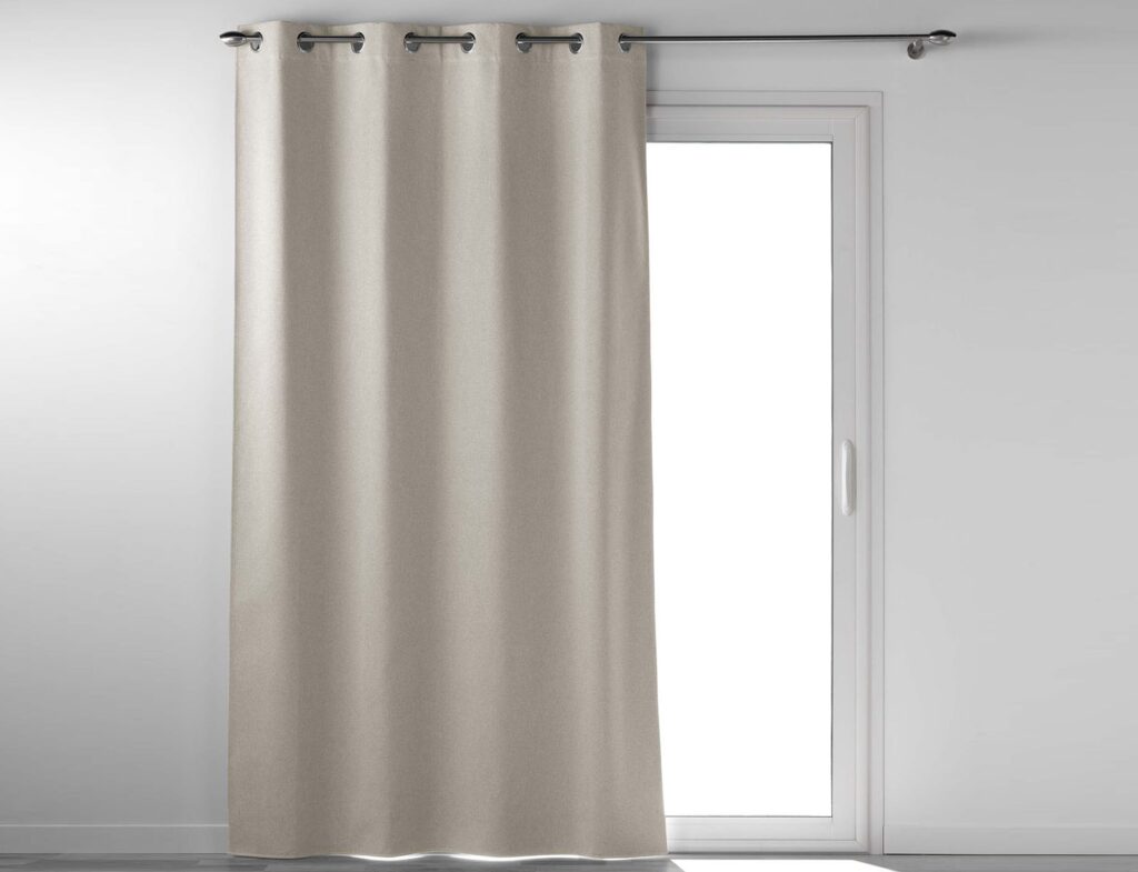 Κουρτίνα Blackout Occultiss Douceur D'intérieur - 135X260Cm - Μπεζ