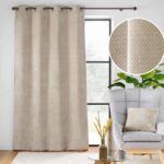 Κουρτίνες & Κουρτινόξυλα Curtain With Eyelets 140 X 240 Cm Plain Embossed F