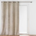 Κουρτίνες & Κουρτινόξυλα Curtain With Eyelets 140 X 240 Cm Plain Embossed F