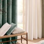 Κουρτίνες & Κουρτινόξυλα Curtain With Eyelets 140 X 240 Cm Plain Embossed F