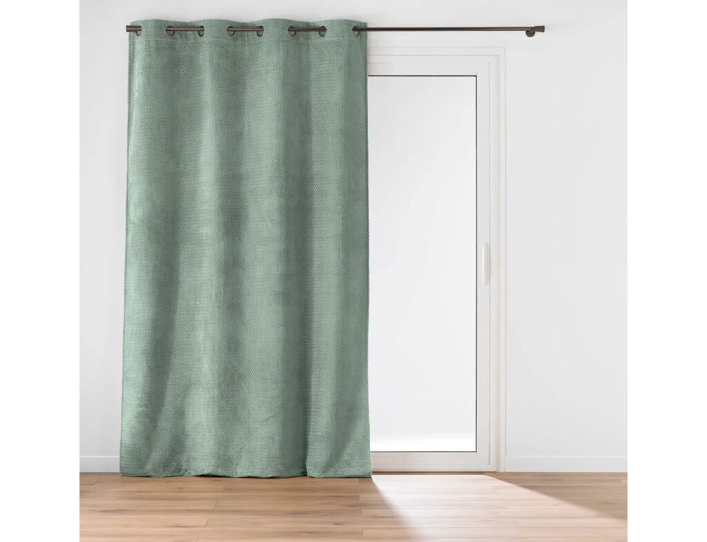 Κουρτίνες & Κουρτινόξυλα Curtain With Eyelets 140 X 240 Cm Plain Embossed F