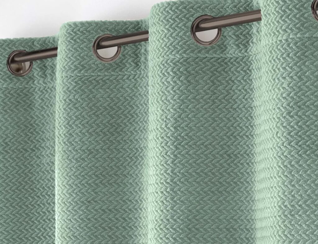 Κουρτίνες & Κουρτινόξυλα Curtain With Eyelets 140 X 240 Cm Plain Embossed F