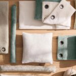 Κουρτίνες & Κουρτινόξυλα Curtain With Eyelets 140 X 240 Cm Plain Embossed F