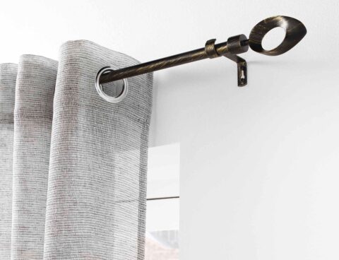 Κουρτινόξυλο Ovalon Douceur D'intérieur - Φ19Mm - 120 - 210Cm
