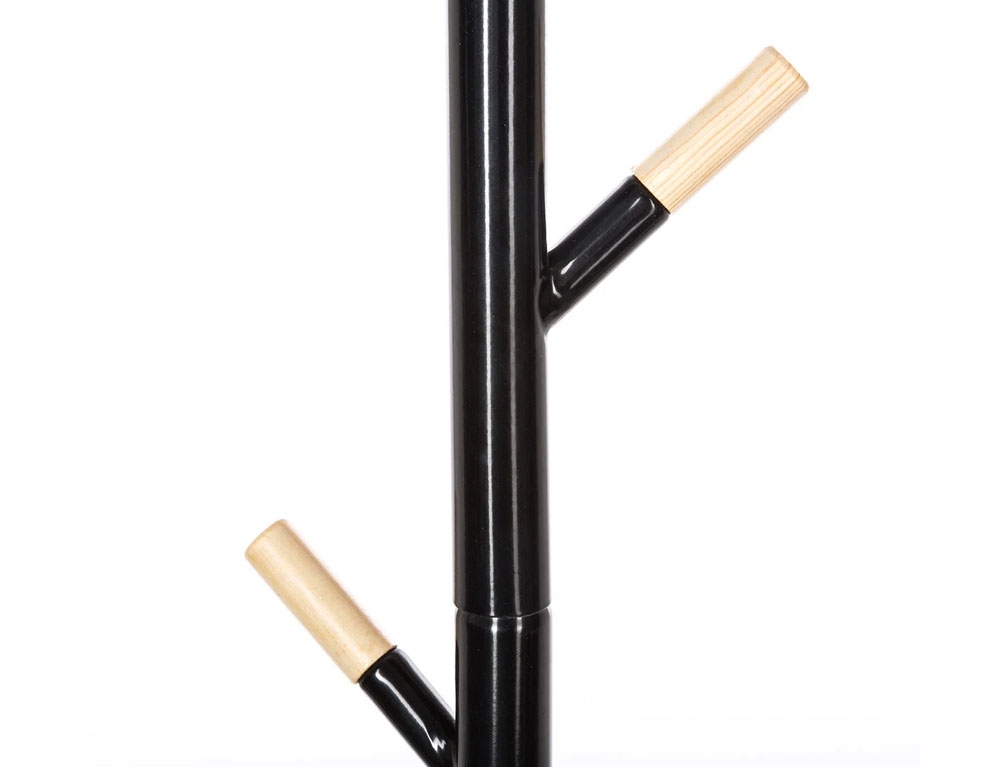 Κρεμάστρες & Καλόγεροι Coat Rack 6H Mtl/Wood Black138934A