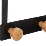 Κρεμάστρες & Καλόγεροι Door Hook 5H Mtl/Bamb Black 151570A