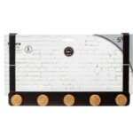 Κρεμάστρες & Καλόγεροι Door Hook 5H Mtl/Bamb Black 151570A