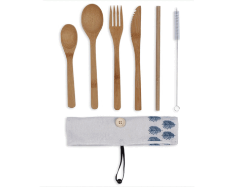 Μαχαιροπίρουνα Σετ Μαχαιροπηρουνα Livoo Bamboo Mes134