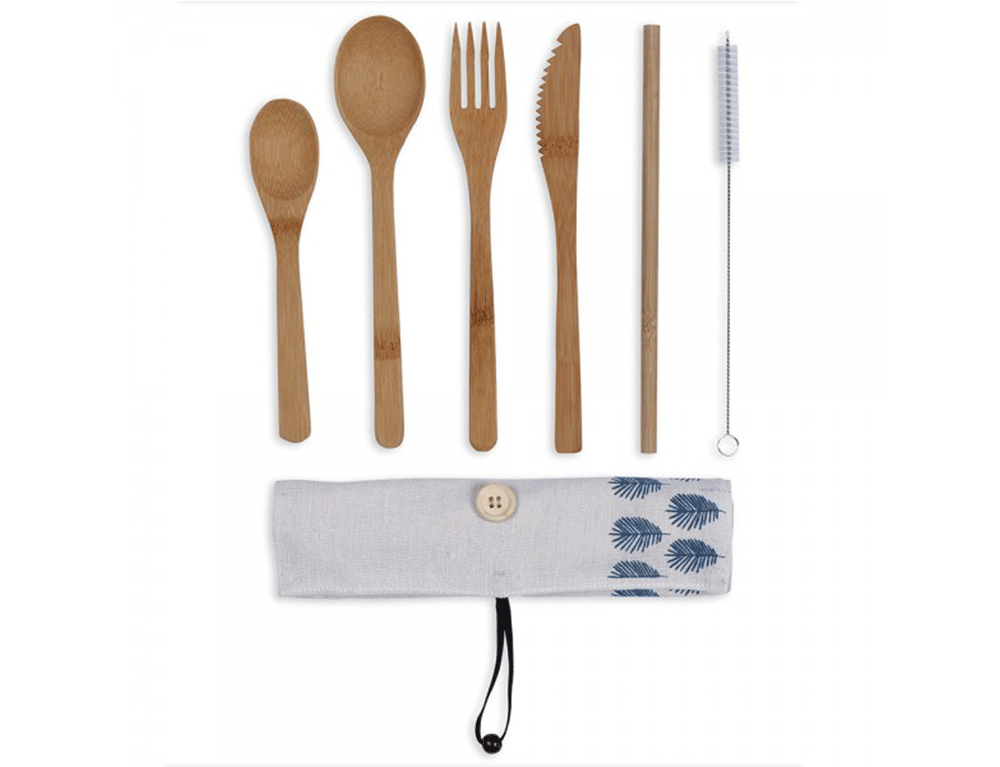 Μαχαιροπίρουνα Σετ Μαχαιροπηρουνα Livoo Bamboo Mes134