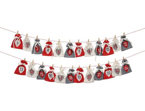 Μαγικά Ημερολόγια Christmas Calender Textile 220 Cm