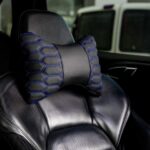 Μαξιλάρι αυχένα αυτοκινήτου - Δερματίνη - Headrest - Blue - 200949