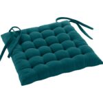 Μαξιλάρι Καρέκλας Twily Douceur D'intérieur - 38X38Cm - Πετρόλ