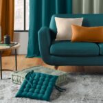 Μαξιλάρι Καρέκλας Twily Douceur D'intérieur - 38X38Cm - Πετρόλ