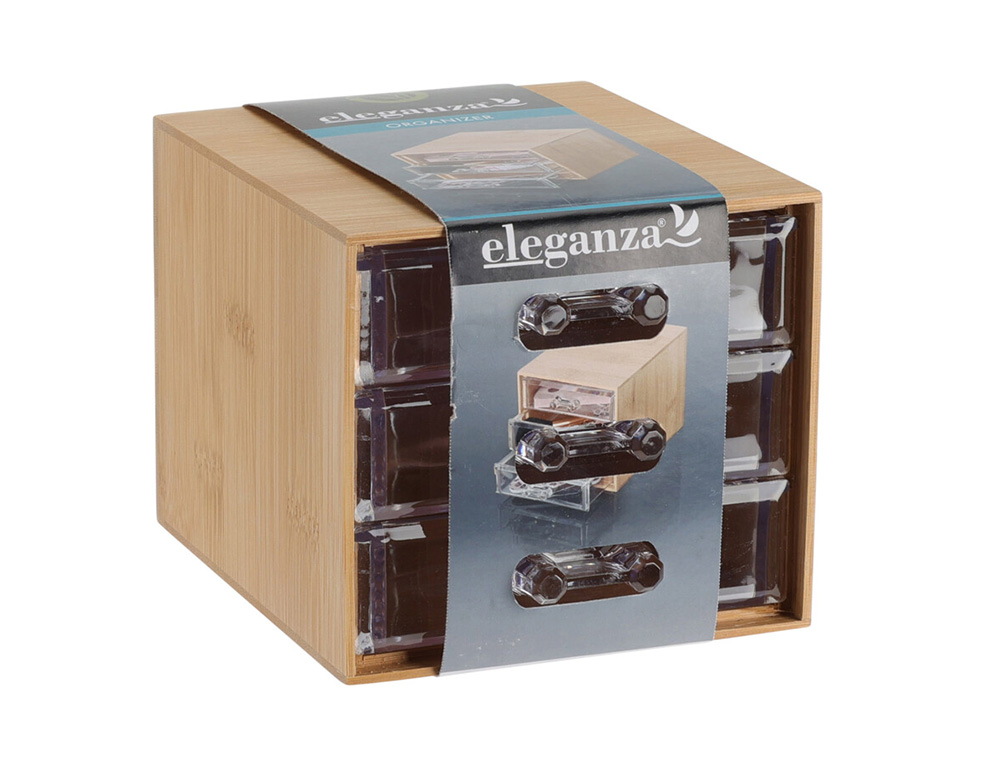 Organizers & Θήκες Τακτοποίησης Make Up Organiser Eleganza Ps W Bamboo Cy4654940